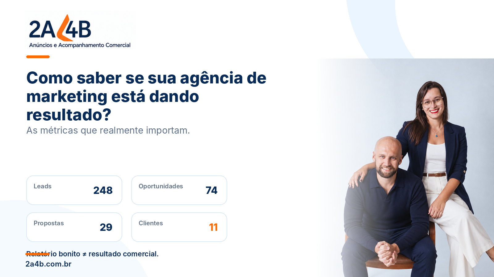 Como saber se sua agência de marketing está dando resultado? As métricas que realmente importam
